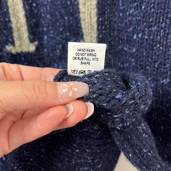 NEW The Wizarding World of Harry Potter Replica H For Harry Sweater Blue XS - Picture 5 of 6